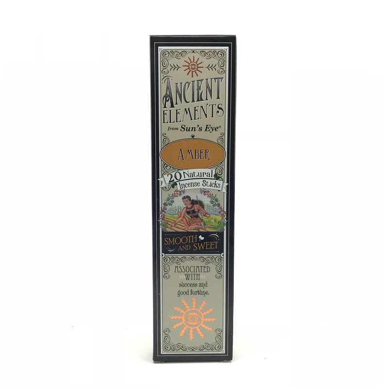 Amber Ancient Elements Stick Incense by Sun's Eye - Sabbat Box