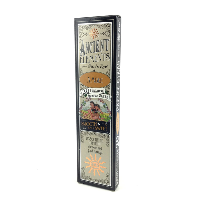 Amber Ancient Elements Stick Incense by Sun's Eye - Sabbat Box