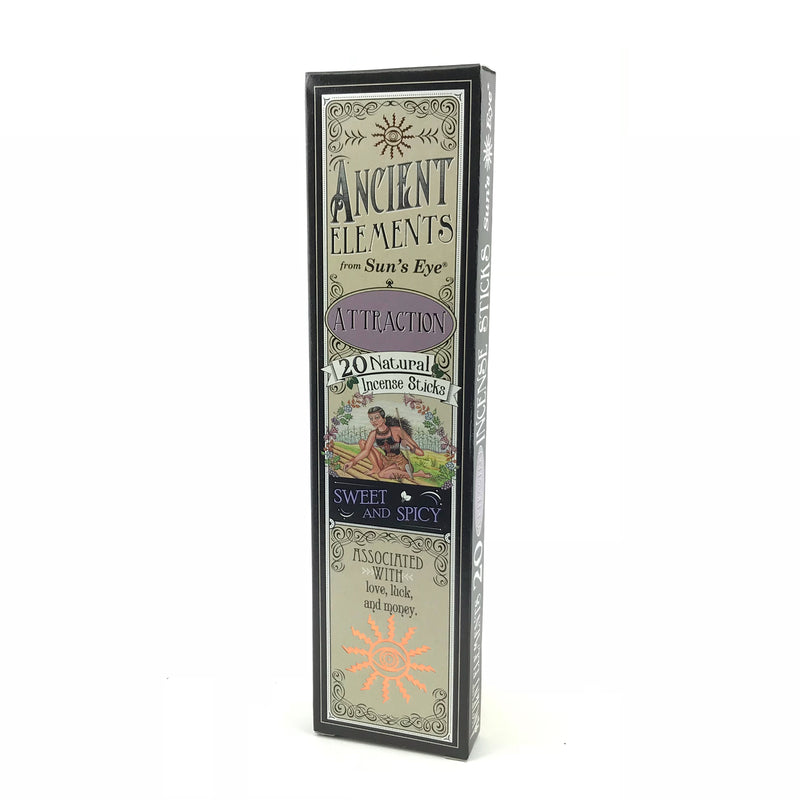 Attraction Ancient Elements Stick Incense by Sun's Eye - Sabbat Box