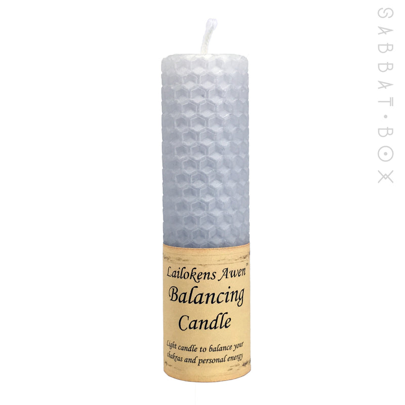 Balance Beeswax Spell Candle By Lailoken's Awen