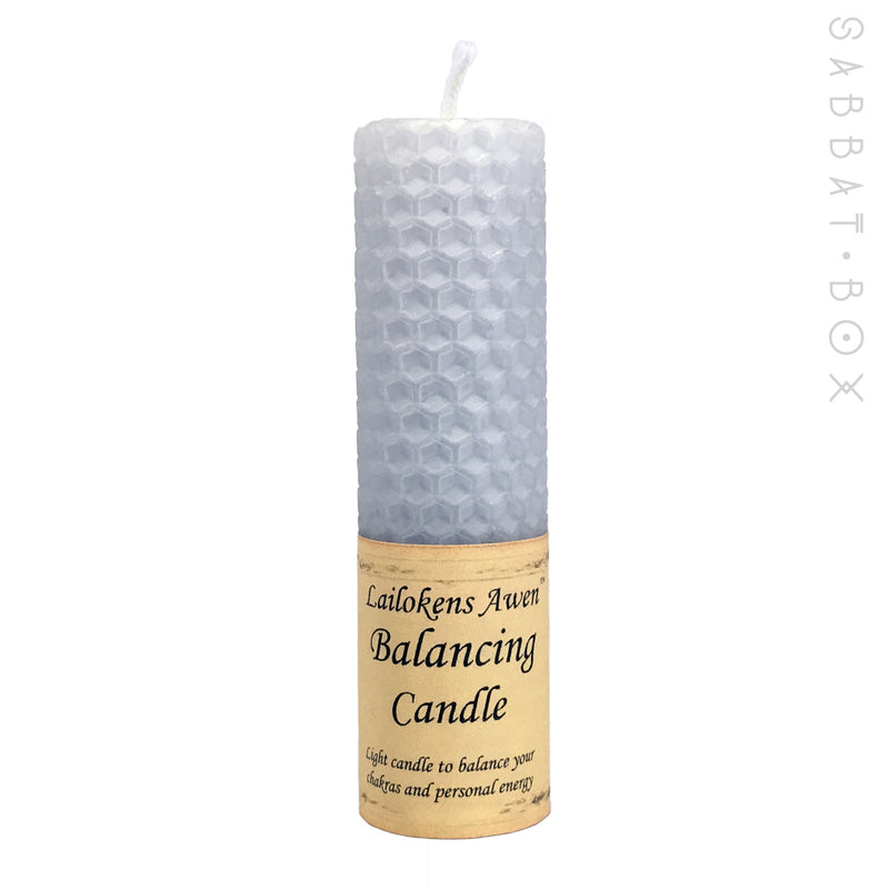 Balance Beeswax Spell Candle By Lailoken's Awen