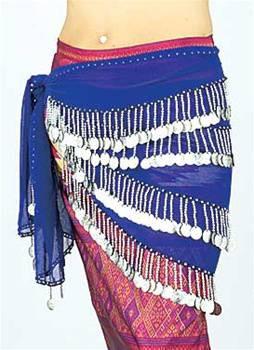 belly dance hip scarves