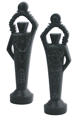 Wiccan Pentacle God Statues