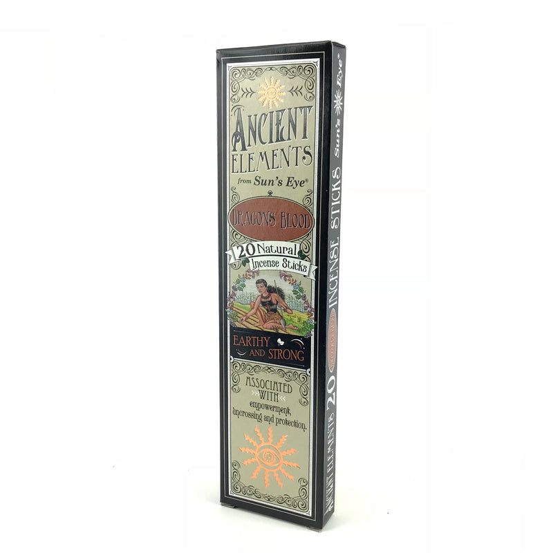 Dragon's Blood Ancient Elements Stick Incense by Sun's Eye - Sabbat Box