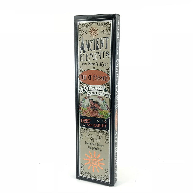 Fire of Passion Ancient Elements Stick Incense by Sun's Eye - Sabbat Box