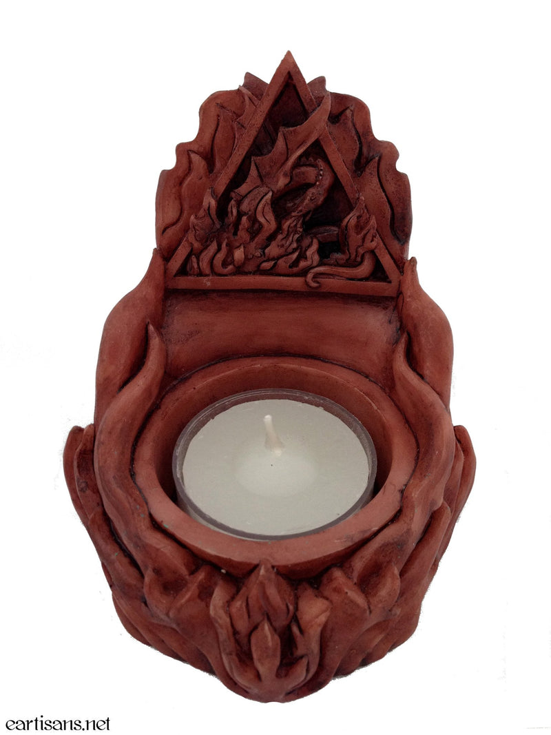 Fire Elemental Candle Holder