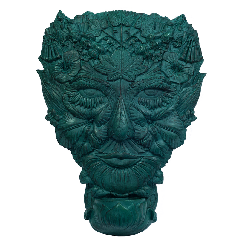 Greenwoman Plaque with Offering Bowl