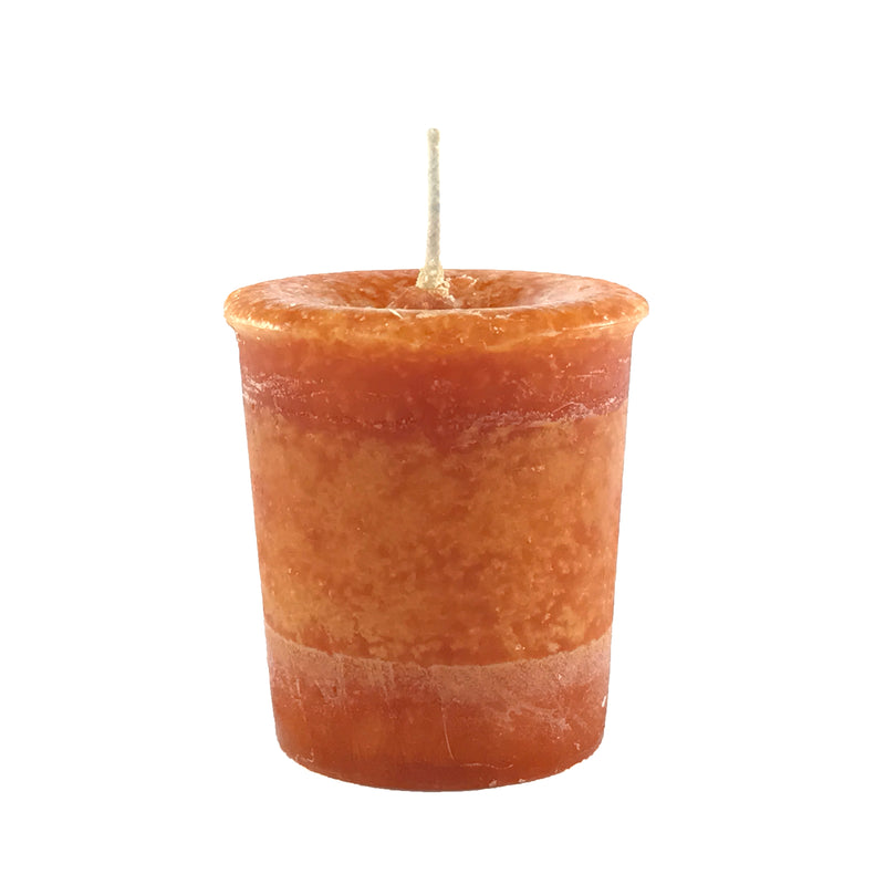 Reiki Charged Housewarming Herbal Magic Votive Candle - Crystal Journey Candle Company - Mabon Sabbat Box