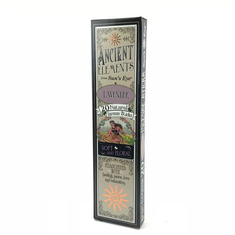 Lavender Ancient Elements Stick Incense by Sun's Eye - Sabbat Box