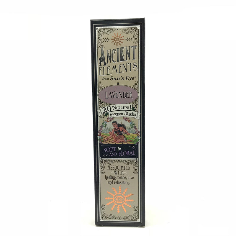 Lavender Ancient Elements Stick Incense by Sun's Eye - Sabbat Box