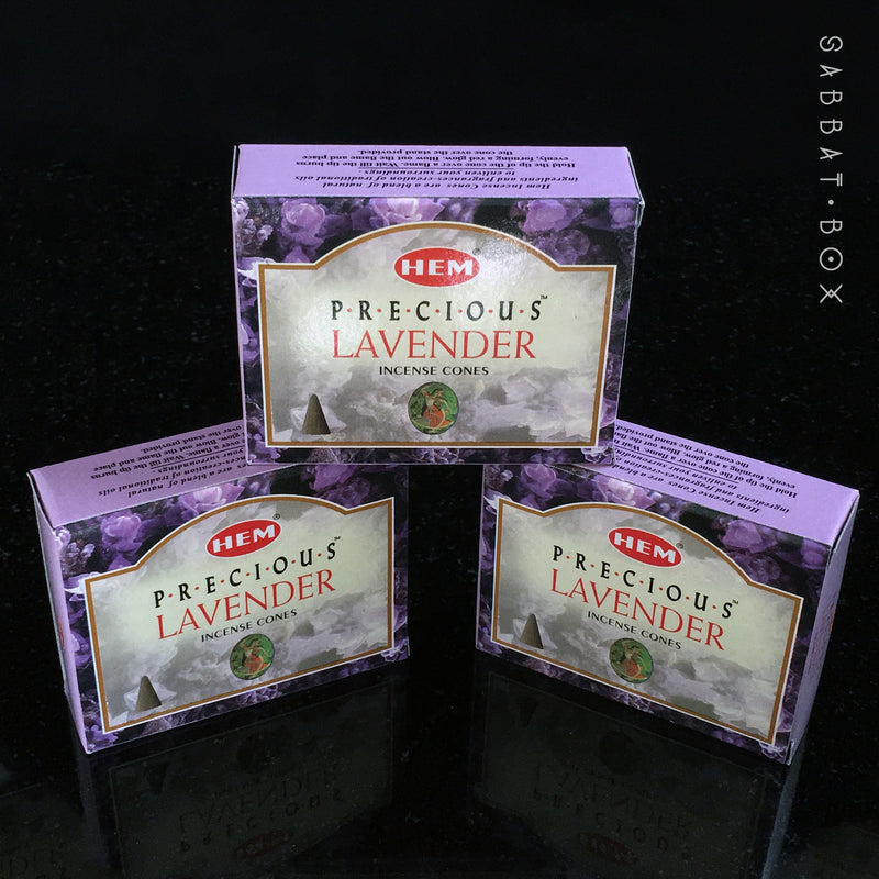 Lavender Cone Incense by HEM 10 Pack
