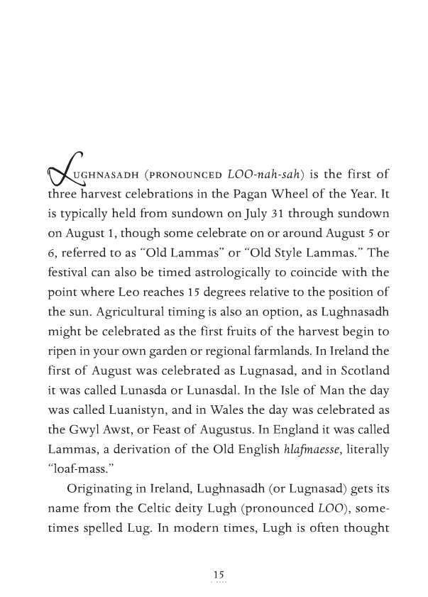 Lughnasadh Rituals Recipes and Lore For Lammas By Melanie Marquis