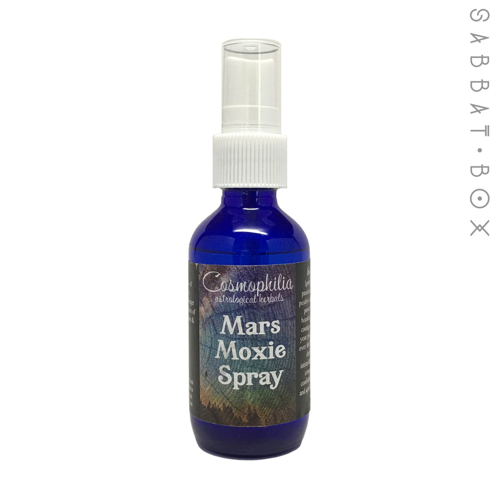 Mars Moxie Ritual Spray 2oz - By Cosmophilia Astrological Herbals