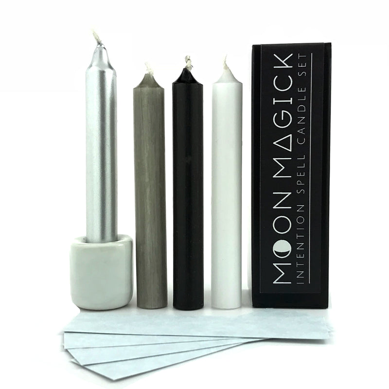 Moon Magick Lunar Intention Spell Candle Set By Sabbat Box