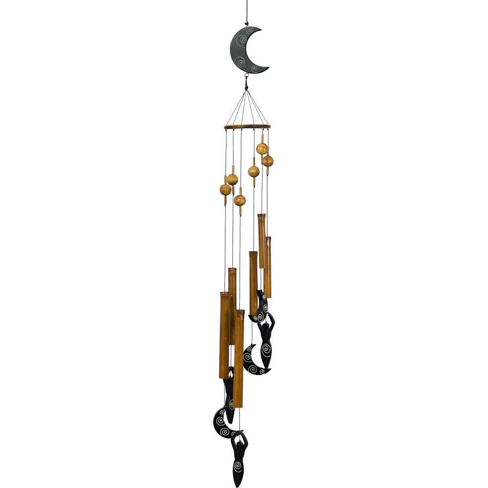 Moon Goddess Bamboo Wind Chimes