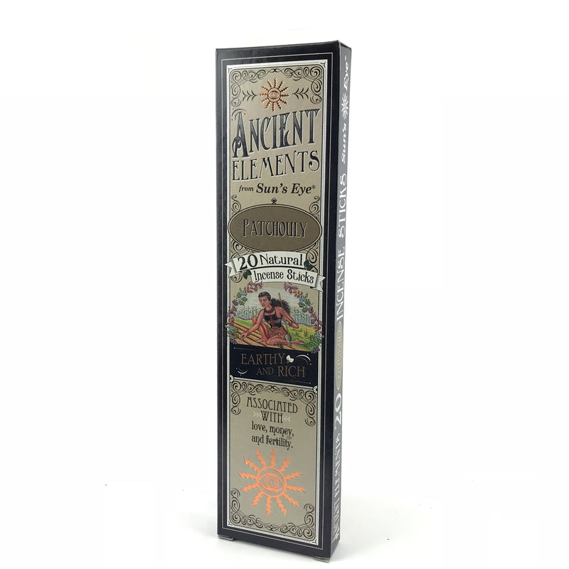 Patchouly Ancient Elements Stick Incense by Sun's Eye - Sabbat Box