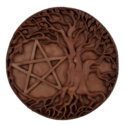 Tree of Life Pentacle Altar Tile