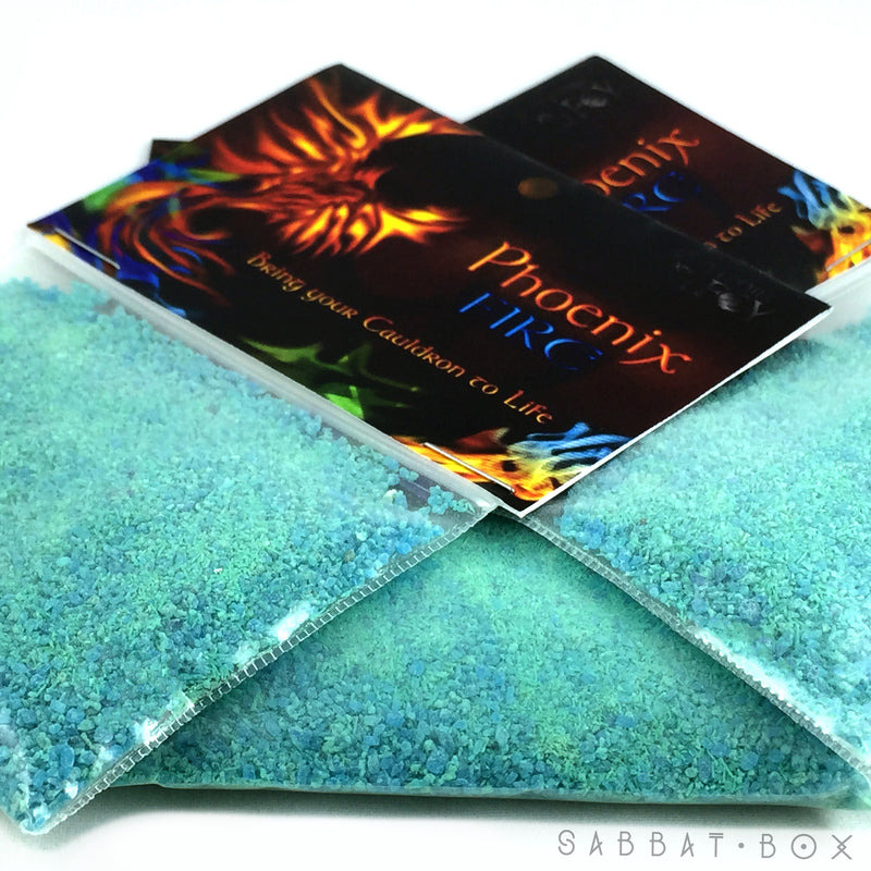 Color Changing Fire Powder Phoenix Fire - Mabon Sabbat Box