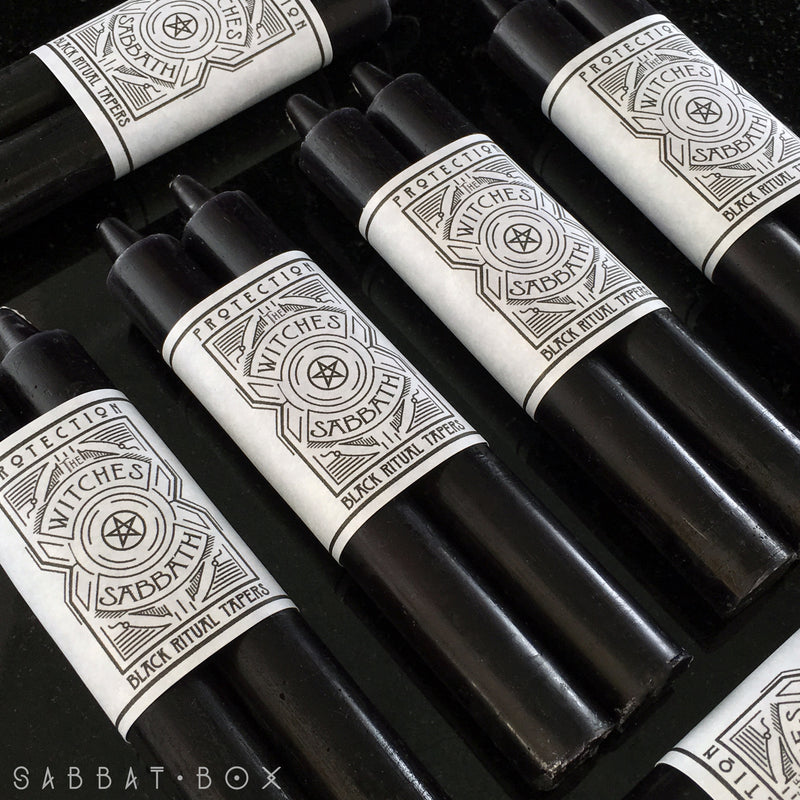 The Witches Sabbath Black Protection Spell Candles