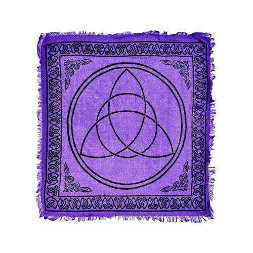 Purple Triquetra Altar Cloth