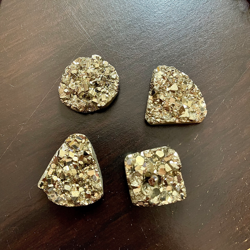 Pyrite Palm Stones