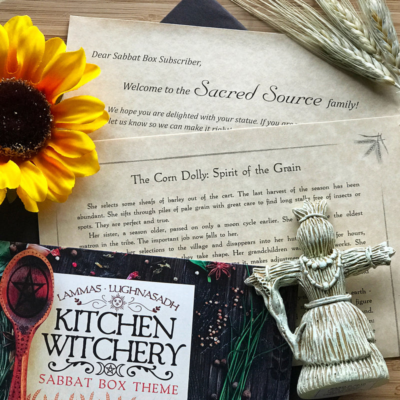 Corn Dolly Statue - Sabbat Box - Corn Mother