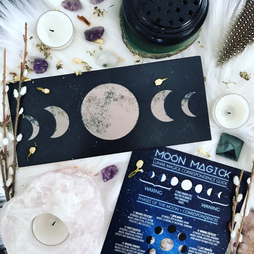 Moon Magick Lunar Correspondence Guide By Sabbat Box - Moon Magick Book of Shadows Page By Sabbat Box
