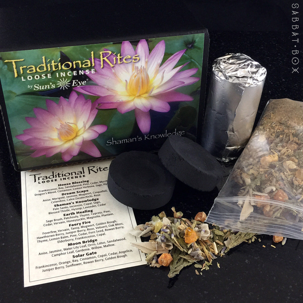 Shaman's Knowledge Traditional Rites Loose Incense Kit