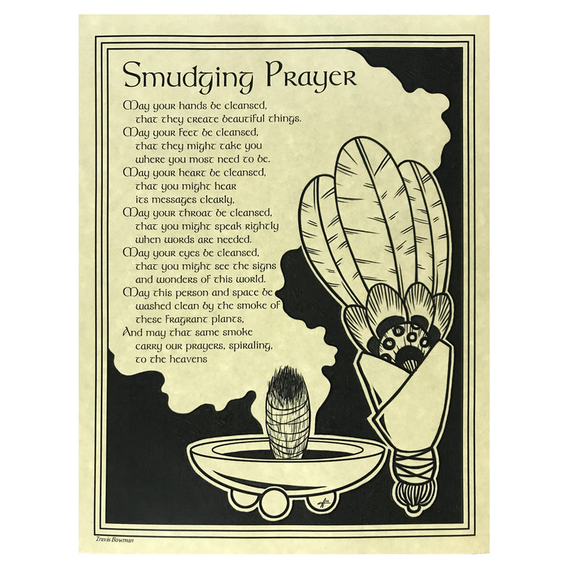 Smudging Prayer Parchment