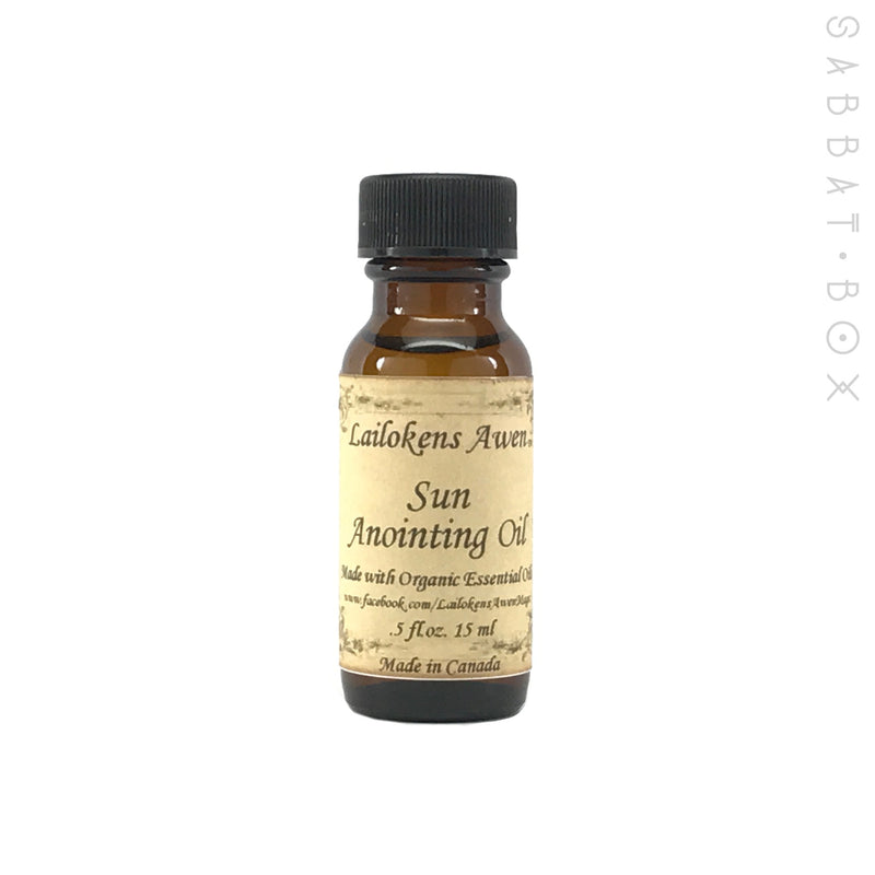 Sun Anointing Oil By Lailoken's Awen