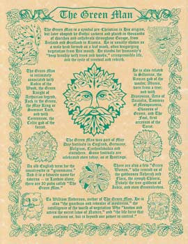 The Greenman Parchment 8.5" x 11.0"