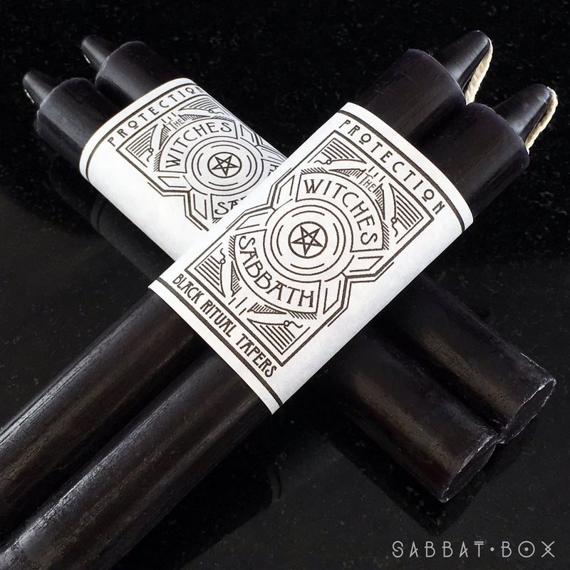 Black Ritual Spell Candles - Sabbat Box