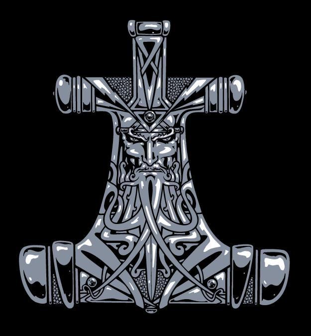 Thors Hammer Mjolnir Short Sleeve T-Shirt - Men's