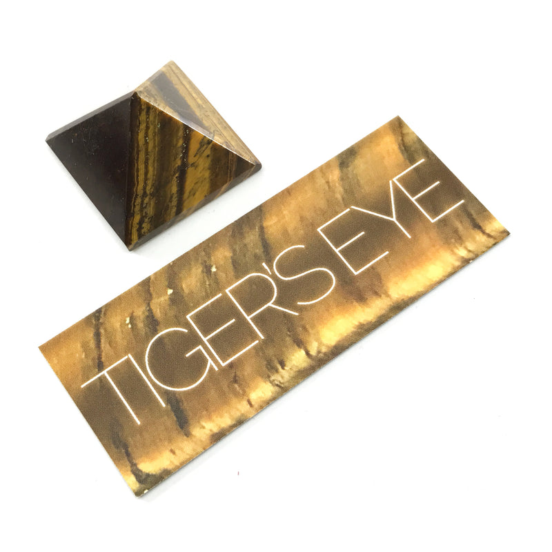 Tiger's Eye Pyramid Stone Set - Sabbat Box - Mabon 2017