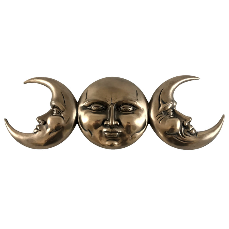 Triple Moon Phase Wall Plaque By Maxine Miller - Sabbat Box
