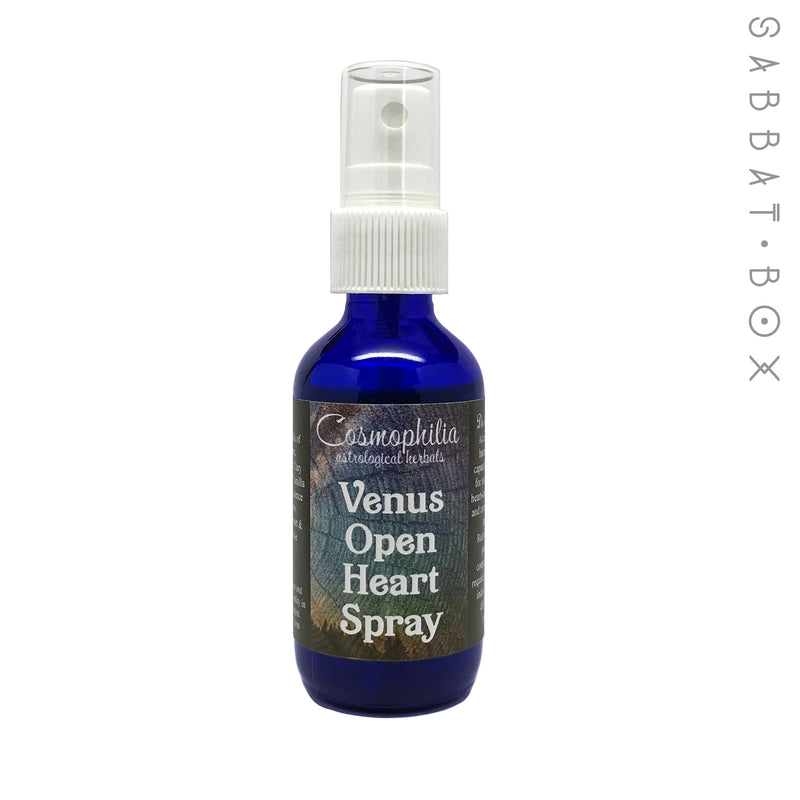 Venus Open Heart Ritual Spray 2oz - By Cosmophilia Astrological Herbals