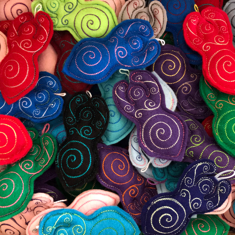 Wiccan Goddess Ornaments - Yule Tree Ornaments