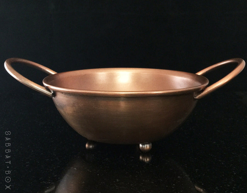 Antique Finished Ritual Offering Bowl