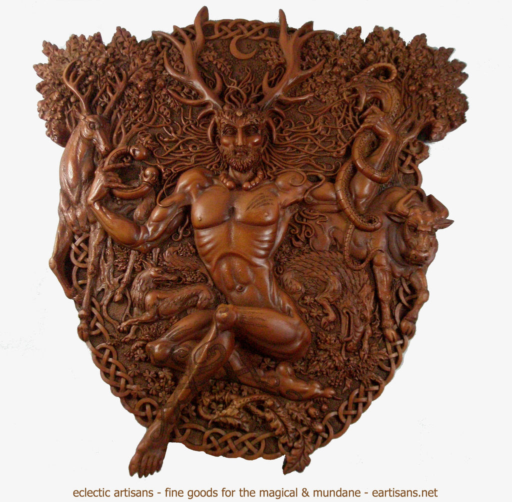 Cernunnos wall plaque