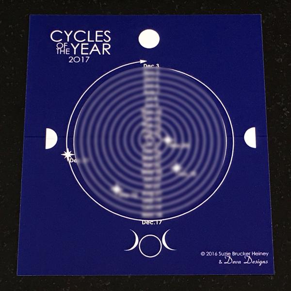 2018 Moon Calendar Cycles of the Year By Deva Designs - Sabbat Box