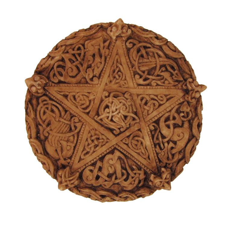 Celtic Knotwork Pentacle Plaque