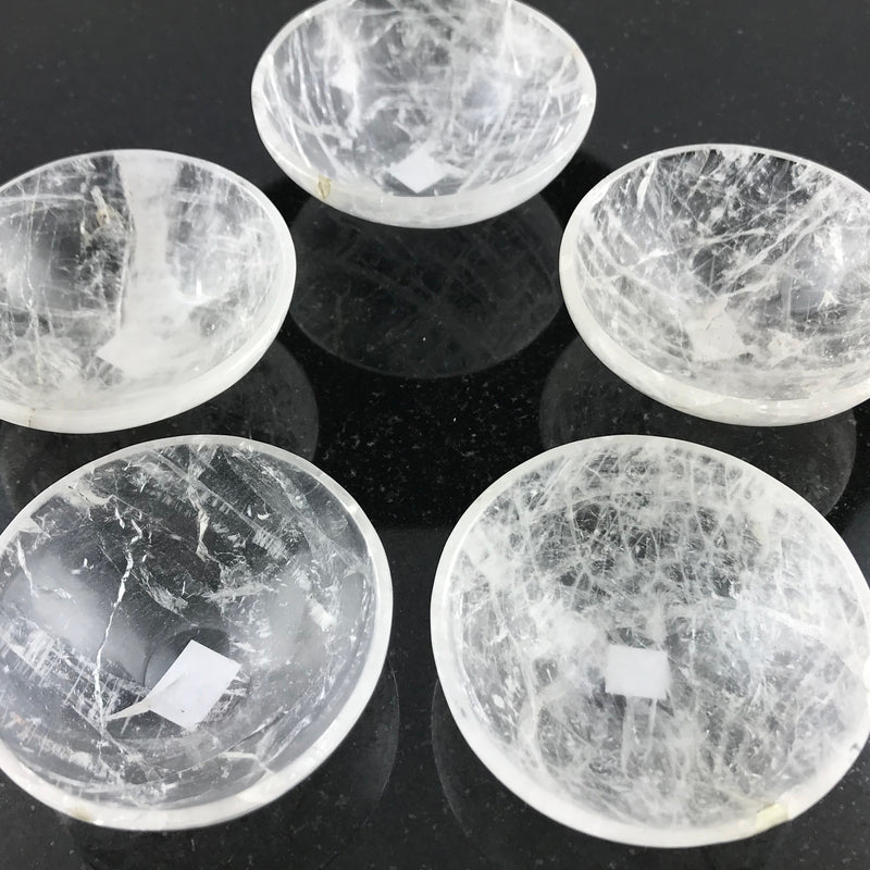 Clear Quartz Crystal Bowls - Sabbat Box Crystals