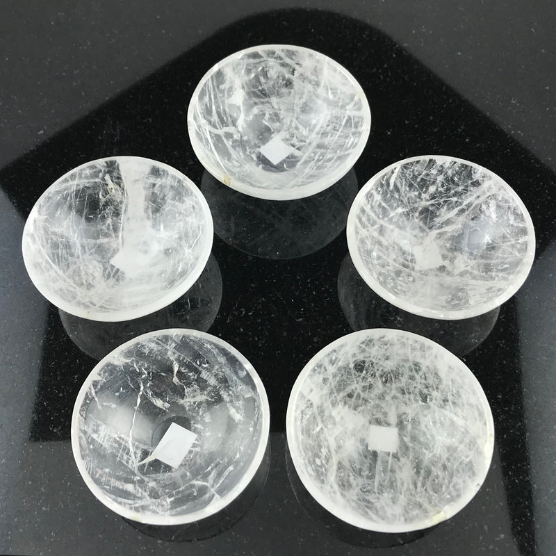 Clear Quartz Crystal Bowls - Sabbat Box Crystals