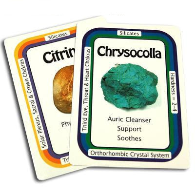 Crystal Information Cards and Oracle Deck - Deck #1