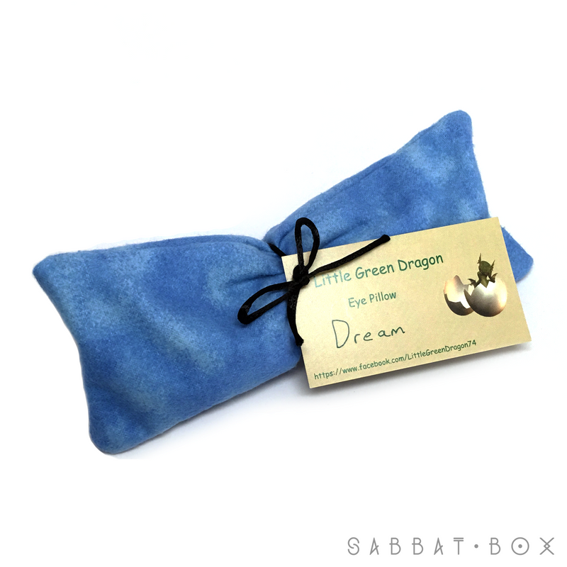 Dream eye pillow with lavender, chamomile and flax 