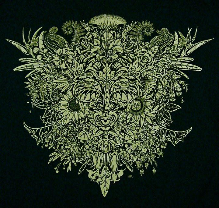 Celtic Greenman-Pagan/Wiccan Shirt