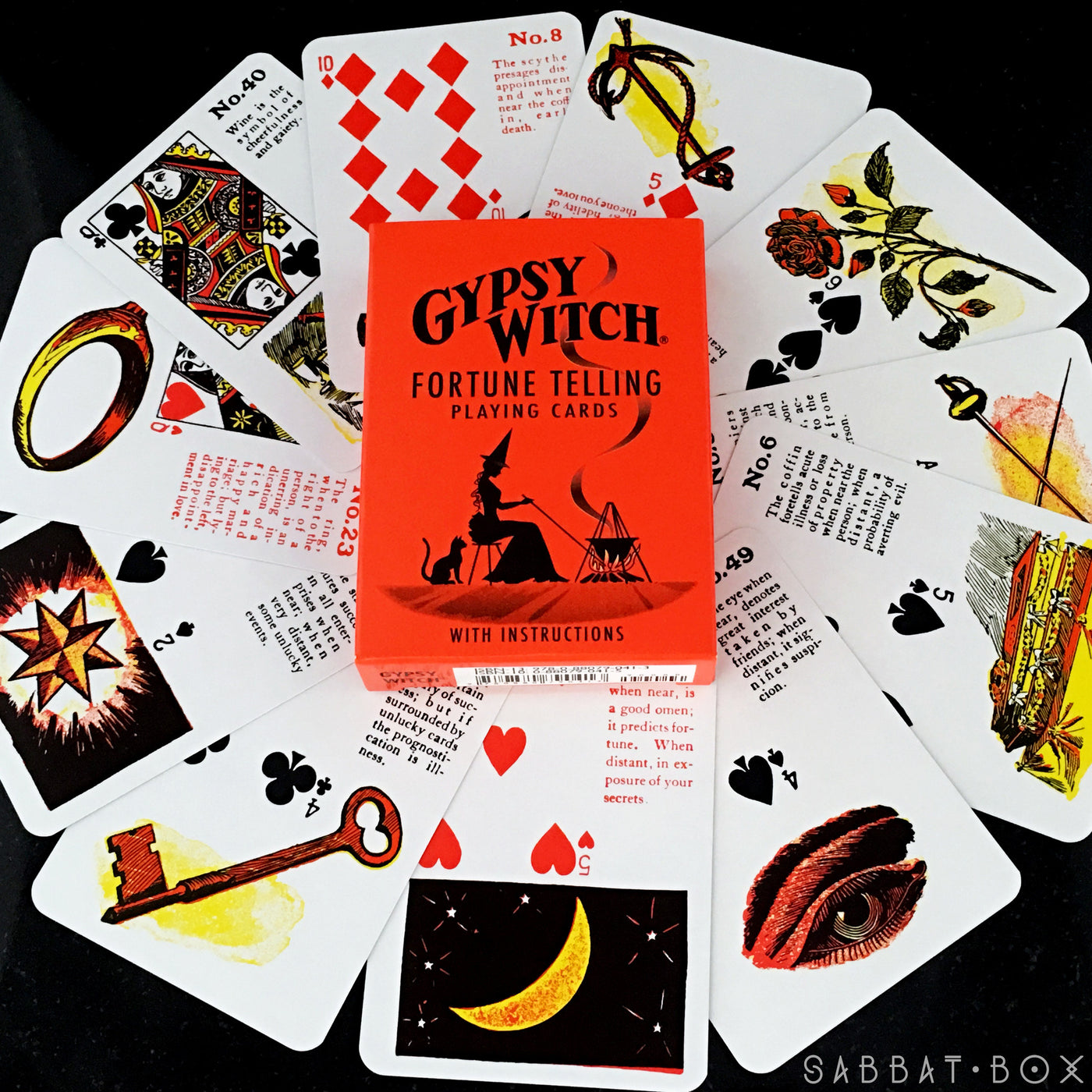 Gypsy Witch Fortune Telling Playing Cards – Sabbat Box