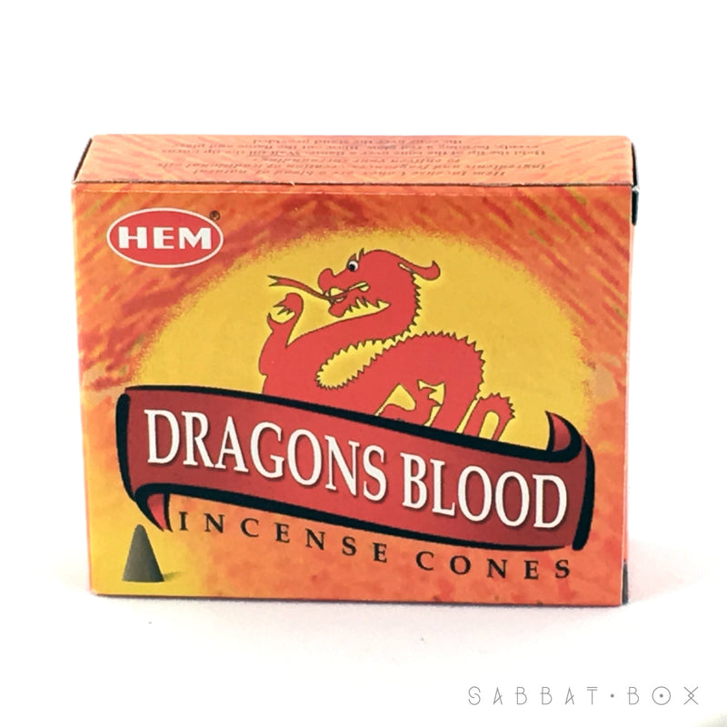 Dragon's Blood Cone Incense by HEM 10 Pack