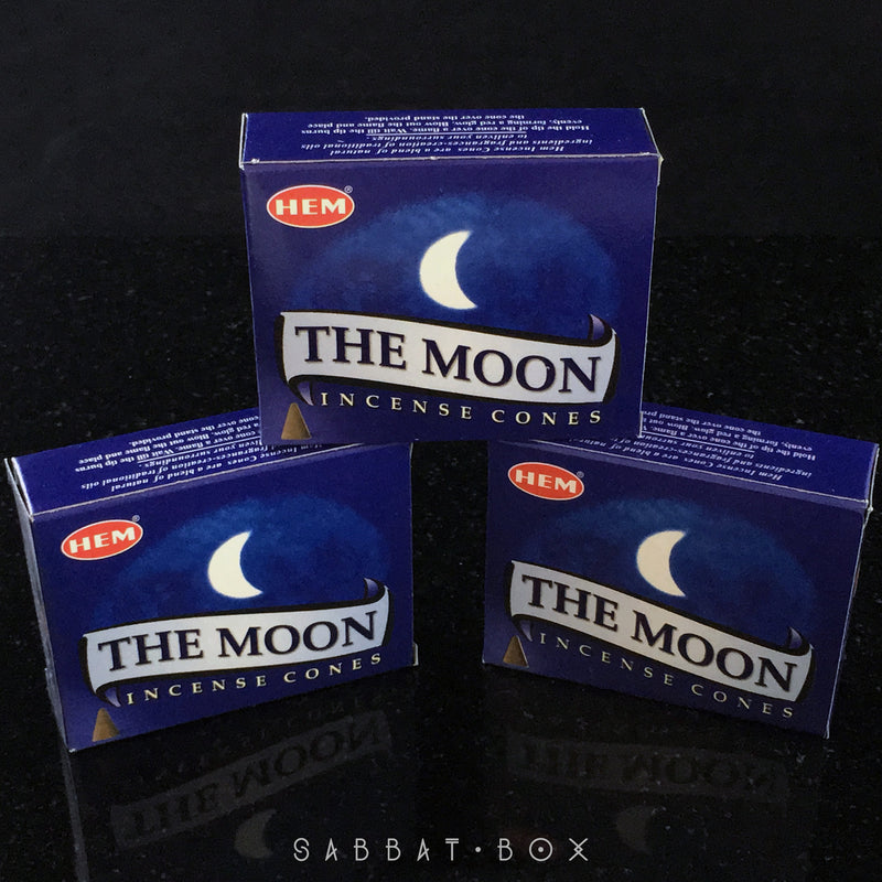 The Moon Cone Incense By Hem 10 Pack