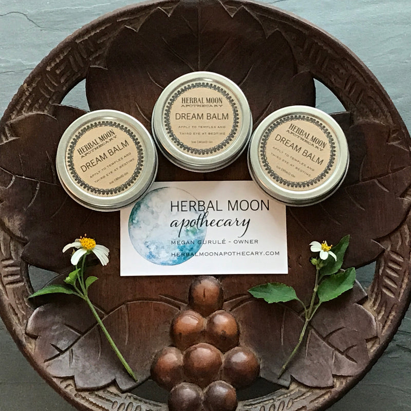 Dream Balm By Herbal Moon Apothecary - 1 oz Tin. - Sabbat Box Herbal Witchery